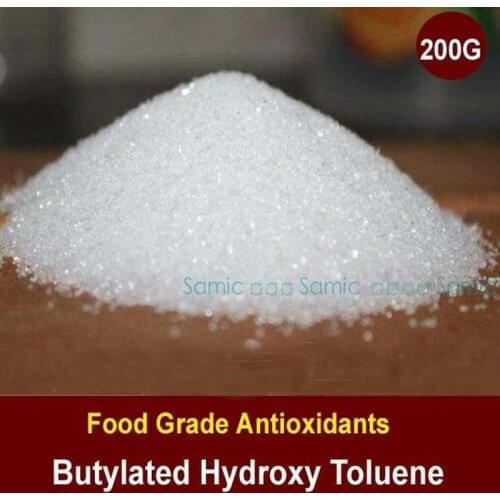 200g Food Grade Butylated Hydroxy Toluene Antioxidants BHT