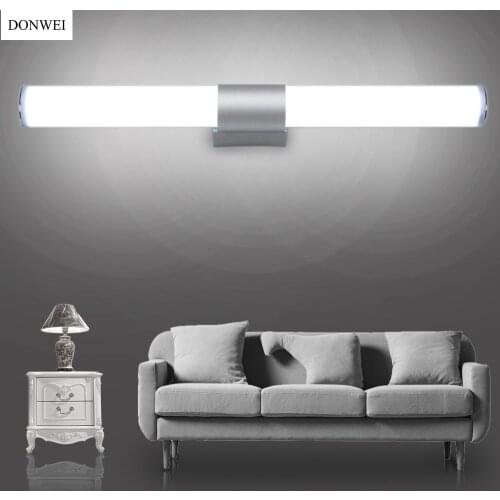 DONWEI Simple style 12W 16W 22W LED Bar Wall Light Makeup Mirror Lights Indoor Bathroom Dressing room Kitchen Decor Wall Lamp