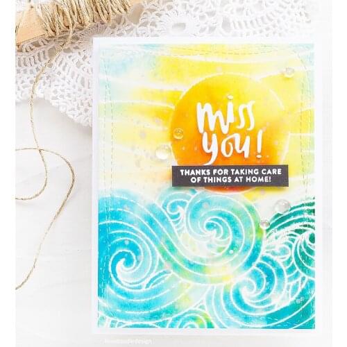 Sun On The Sea Transparent Clear Silicone Stamp/Seal for DIY scrapbooking/photo album Decorative clear stamp 527