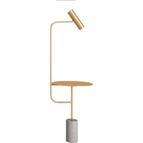 Northern Europe post modern creative simple design household bedroom living room tea table sofa marble floor lamp