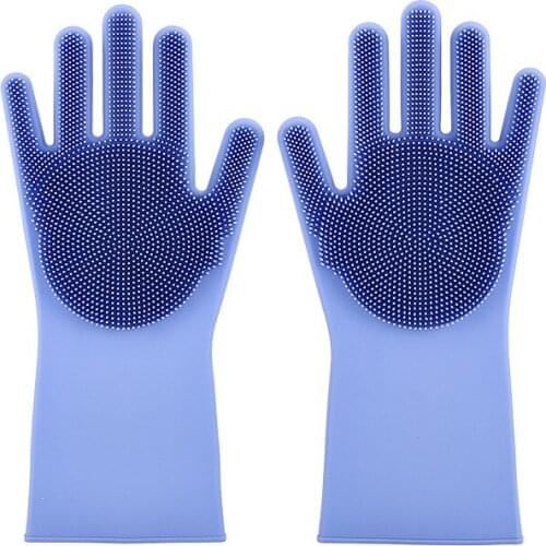 Silicone dishwashing gloves kitchen special clean waterproof durable hand kitchen tools