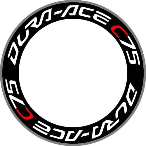 FOR 75mm Rims Wheel Stickers Rims Decals Sticker Reflective Waterproof For C75 Bicycle Bike Cycle Rim Decals TWO WHEELS