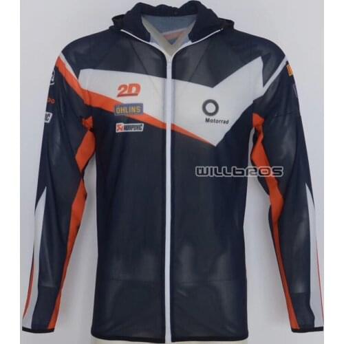 Motocross Motorcycle Anti-UV Sweater Sweatshirt Coat Hoodie For BMW Motorrad Sport Sun protection clothes Mens Racing Sweater
