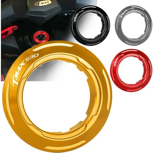 T-MAX-530 For Yamaha TMAX 530 TMAX530 T-MAX 530 2013 2014 2015 T max Motorcycle Ignition Switch Cover Key Switch Protector Ring