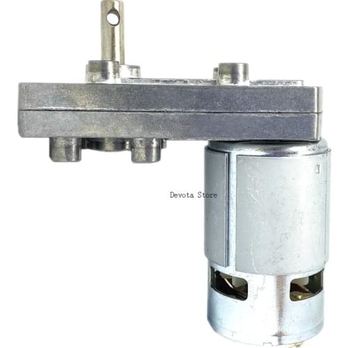 TT-775 All-Metal Gear DC Motor 6V 12V 24V 30V Torque DIY Monitoring Remote Control Curtain Valve
