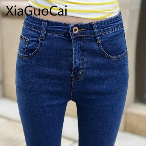 Женские зауженные джинсы XiaGuoCai China At AliExpress