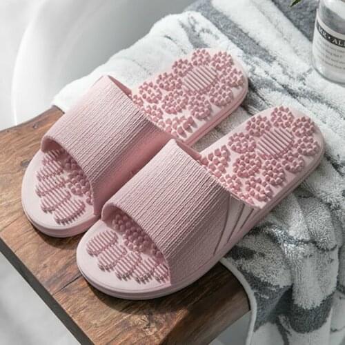 2020 Pink Slipper Women Massage Slippers Summer Fashion Indoor Outdoor Flip Flops Woman Shoes Beach Bathroom Slipper Women Slide