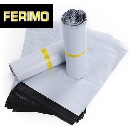 10pcs/Lot White Courier Bag Courier Envelope Shipping Bags Mail Bag Mailing Bags Envelope Self Adhesive Seal Plastic Pouch