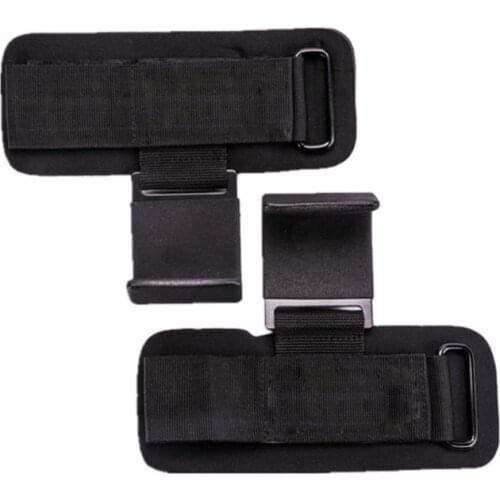 2 Pcs Fitness Exercise Booster Weight Lifting Hooks Horizontal Bar Pull-Up Help Heavy Duty Power Lifting Grips Workout H053