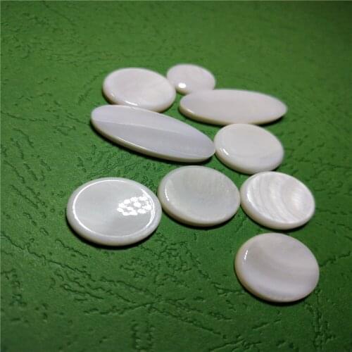 JI YIN Soprano alto tenor saxophone button Freshwater shell Sax Keypad natural shell sax parts1 set =9 pcs