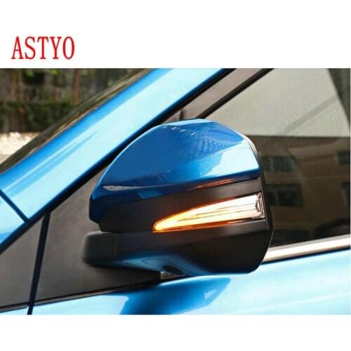 ASTYO For Toyota RAV4 XA40 2013-2018 Highlander XU50 14-18 LED Side Wing Rearview Mirror Indicator Blinker Dynamic Light Lamp