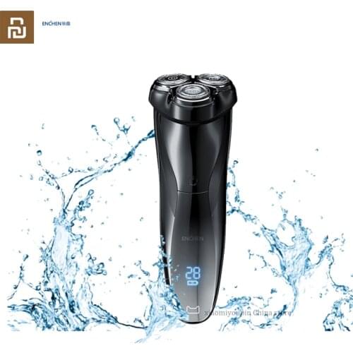 ENCHEN Blackstone 3D Electric Shaver Razor For Men IPX7 Waterproof Wet & Dry Dual Use LCD Display Face Beard Shaving Razor