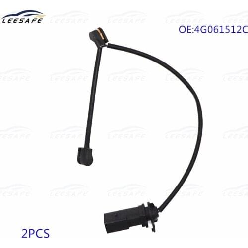 2PCS Front Brake Pad Wear Sensor 4G0615121C for AUDI A7 Sportback 4GA 4GF 2014-2018 Brake Pad Alarm Line Replacement