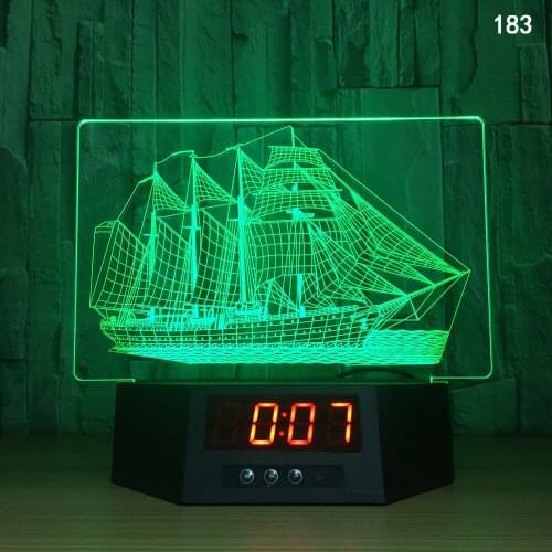 Electronic Products Luminous 3D Night Lamp Creative Gift LED Wireless USB Desk Lamp Table Light Bedroom Lamps Lights for Kids