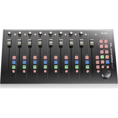 ICON Platform M+ 8+1 Faders Electric Fader USB MIDI Controller Digital Mixer For FOH, Monitor, Recording, Broadcast Environment