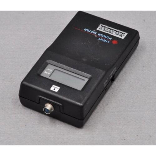 HAMAMATSU C6080-03 optical power meter maximum power 18mW 365nm