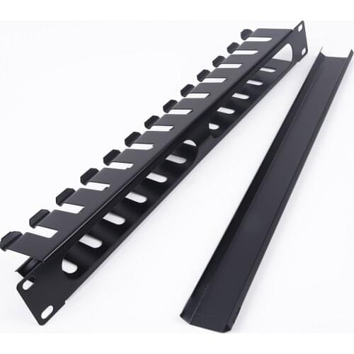 Cable Management Manager Patch Panel Steel Rear Support Bar 19" Rack Mount 1U