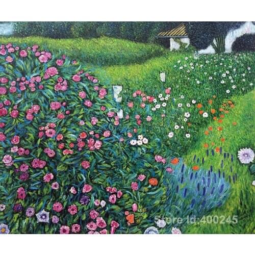 Gustav Klimt paintings of Italian Horticulture Landscape modern art High quality Hand painted