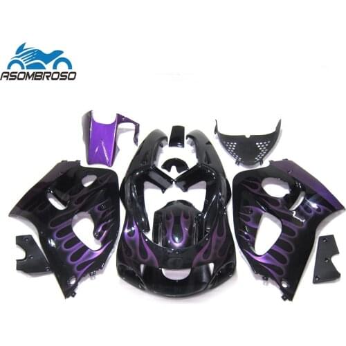 Motorcycle fairing kit For SUZUKI SRAD GSXR 600 750 1996 1997 1998 1999 2000 96 97 98 99 00 gsxr600 fairings LC78 purple blackl