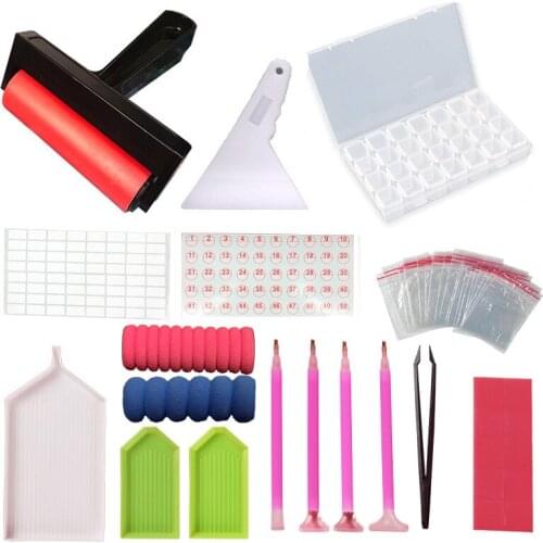 5D Diamond Painting Tools and Accessories Kits Diamond Embroidery Storage Box for Diamond Art Adults or Kids