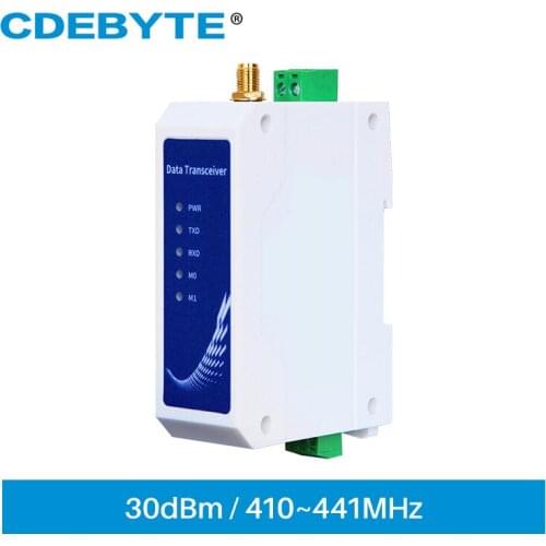 ModBus RS232 DC Power Supply 30dBm 410-441MHz Industrial Grade Wireless Data Transmission Radio Station E95-DTU(433L30P-232) IoT