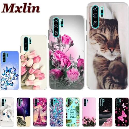 Cartoon Case For Huawei P30 Pro Case Soft Silicone Slim TPU Protect Back Cover For Huawei P30 Pro P30Pro VOG-L29 Phone Shell Bag