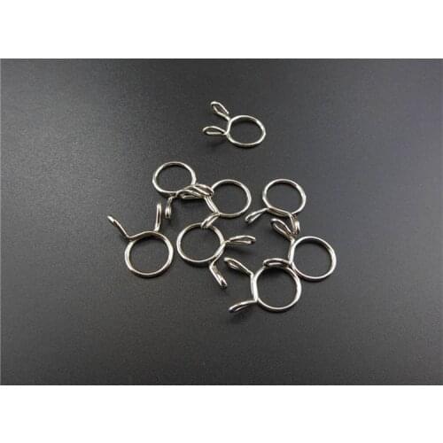 Custom 20pcs 6-20mm Motorcycle Scooter ATV Fuel Line Hose Tubing Spring Clips Clamps Motorcycle accesspries free shipping