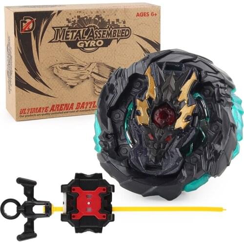 GT Beyblades Burst Gyro Toys Set Alloy Metal Fusion B149B with Two-way Ruler Launcher Toys for Children