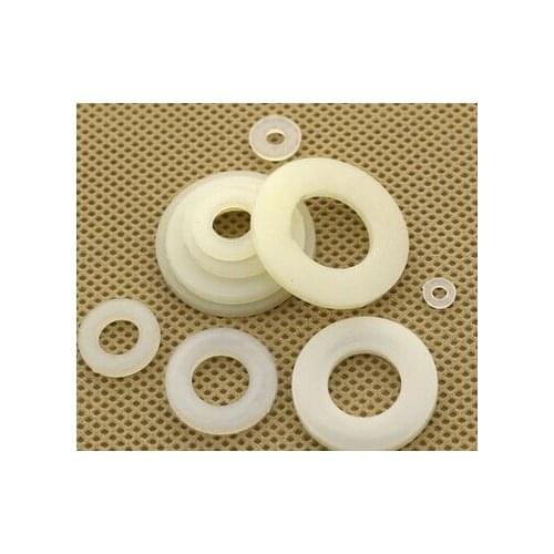 Nylon Washer Color White Size M2 M2.5 M3 M4 M5 M6 M8 M10 M12 M14 M16 M18 M20