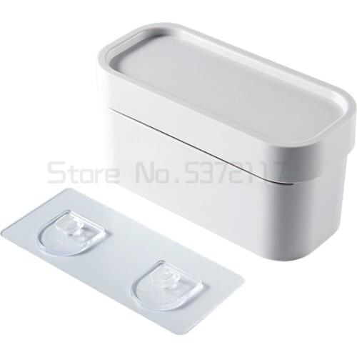 No punching garbage bag storage box toilet wall mounted plastic bag extraction storage box kitchen plastic finishing box