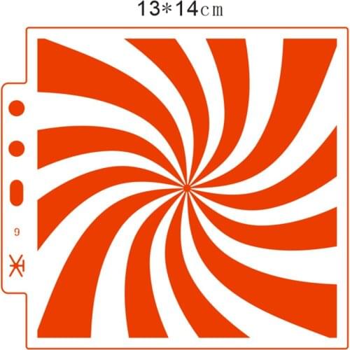 Rainbow Candy plastic mold shield DIY cake scrapbook stencils hollow Embellishments printing lace ruler Valentines Day