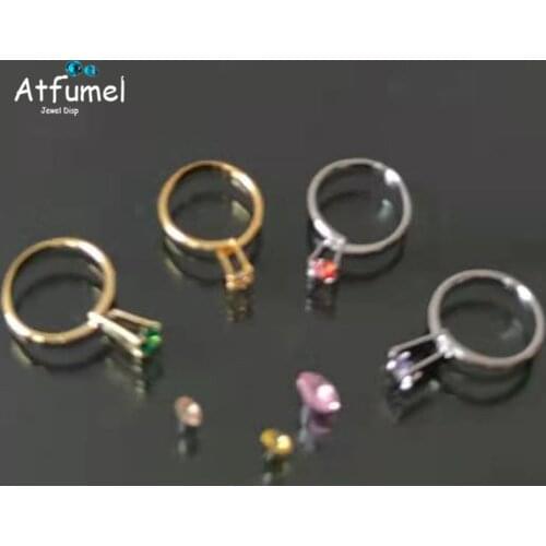 Adjustable Round Diamond Tweezers Four-Claw Gemstone Claw Wedding Ring Try-On Tool Stone Diamond Jewelry Tweezer