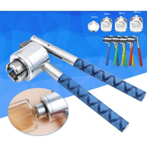 13mm 15mm 18mm 20mm Stainless Steel Manual perfume bottle spray Vial Crimper Hand sealing machine, Crimper seals, capping tool
