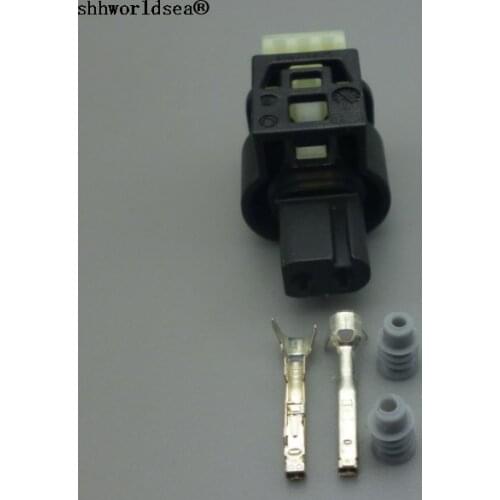 Shhworldsea 2 Pin Female Automotive Connector plug 805-120-521 car waterproof plug Auto Socket For Benz BMW