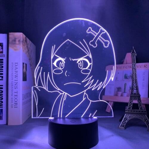 Bleach Yachiru Kusajishi Led Night Light for Bedroom Decor Nightlight Birthday Gift Anime 3d Lamp Yachiru Kusajishi Bleach