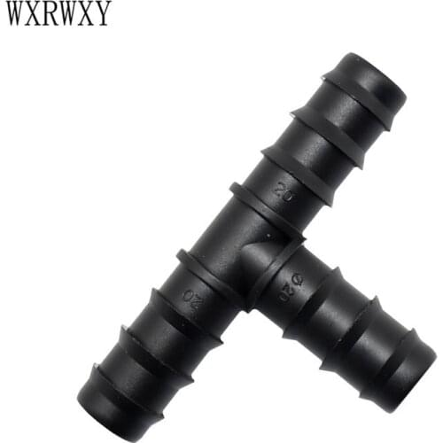 Wxrwxy Garden irrigation tee barb 1/220mm hose tee connector 1/2 garden irrigation hose splitter 50 pcs