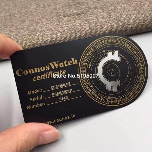 High quality chemical etched metal business card metal name card