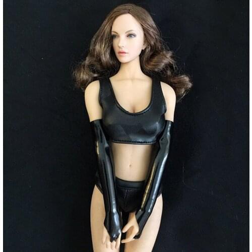 1/6 ratio girls and ladies arm short sleeve protection arm black accessories for girls body accessories wear display