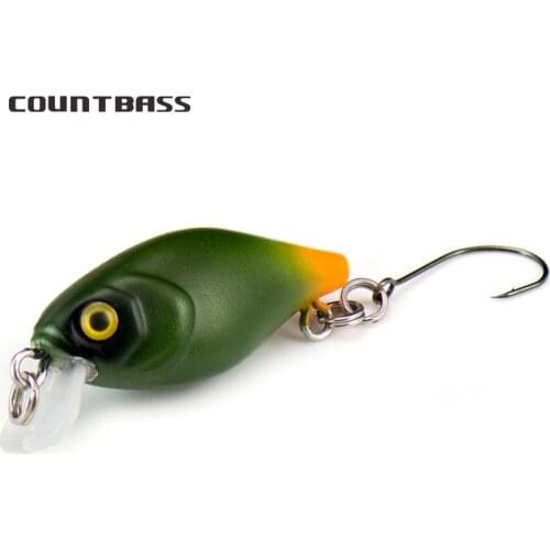 1pc, Crank Bait Plastic Hard Lures 30mm, Salmon Fishing Baits, Crankbait With Single Hook, Wobblers, Freshwater Fish Lure