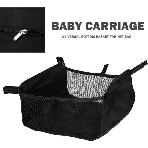 1PC Stroller Storage Bag Universal Pushchair Pram Buggy Stroller Storage Bottom Basket Shopping Container