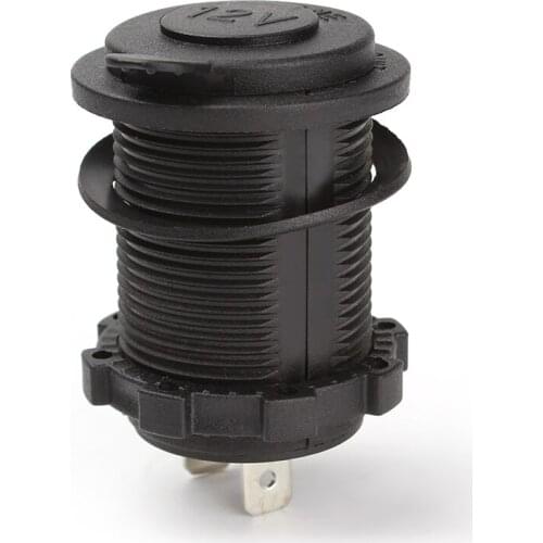 DC 12V 24V Waterproof Car Accesories Motorcycle Car Cigarette Lighter Plug Universal Heat Resisting Plastic Power Socket