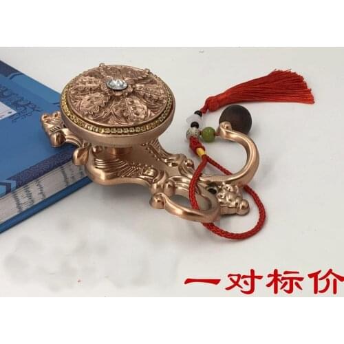 2Pair/Box Resin Hook Curtain Holdback Wall Tie Back Hook Hanger Holder Drawer Handle Curtain Decorative Accessories