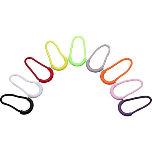 500 pcs/lot Mix Colors U Shape Cord Zipper Puller Strap Lariat Zipper Sliders For Apparel Accessories