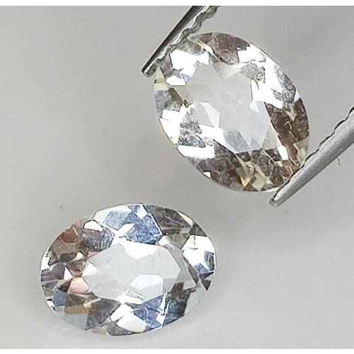 Aquamarine oval cut 7x5mm 1pz