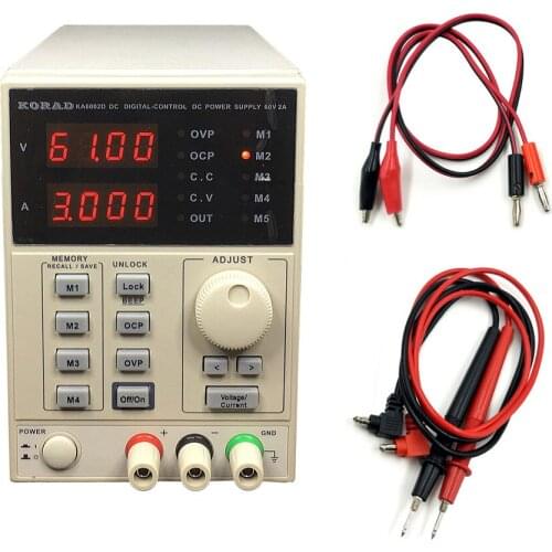 KORAD KA6002D Four Digits Display DC Power Supply Adjustable Regulated Power Supply For Research And Development Quality Control