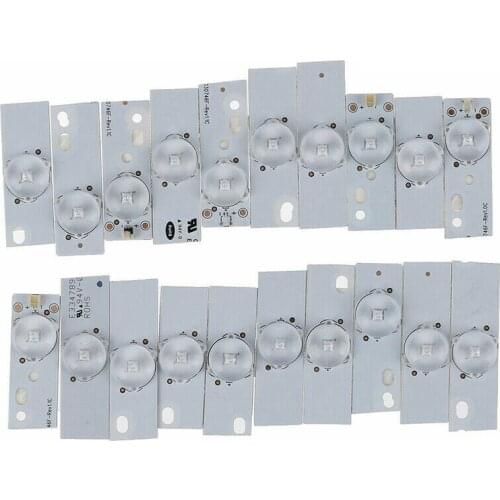 20PCS 3V SMD Lamp Beads with Optical Lens Fliter for LED TV Repair Led Light Strip Part Accessories