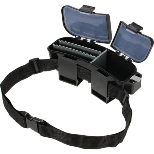 Fishing Lure Reel Holder Container Fishing Bait Tackle Box Fishing Box Waist Carrier Storage Box ABS store fishing baits