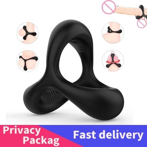 Cock Ring Penis Sex Toys for Men Resistance Ring Delay Ejaculation Penis Male Enlarger Rings Erotic Erection Sex Toys for Shop