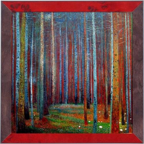Gustav Klimt Tannenwald (Pine Forest), 1902 Oil Painting repro