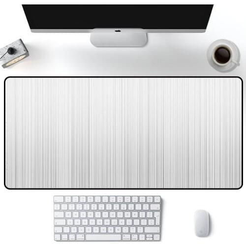 Art Mousepad White Solid Color Minimalism Neat Anime Mouse Pad Gaming Accessories Mini Office Mice Pad Table Pc Gamer Complete